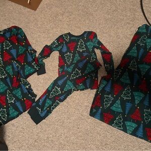Holiday Tree Print Family Matching Pajama Set